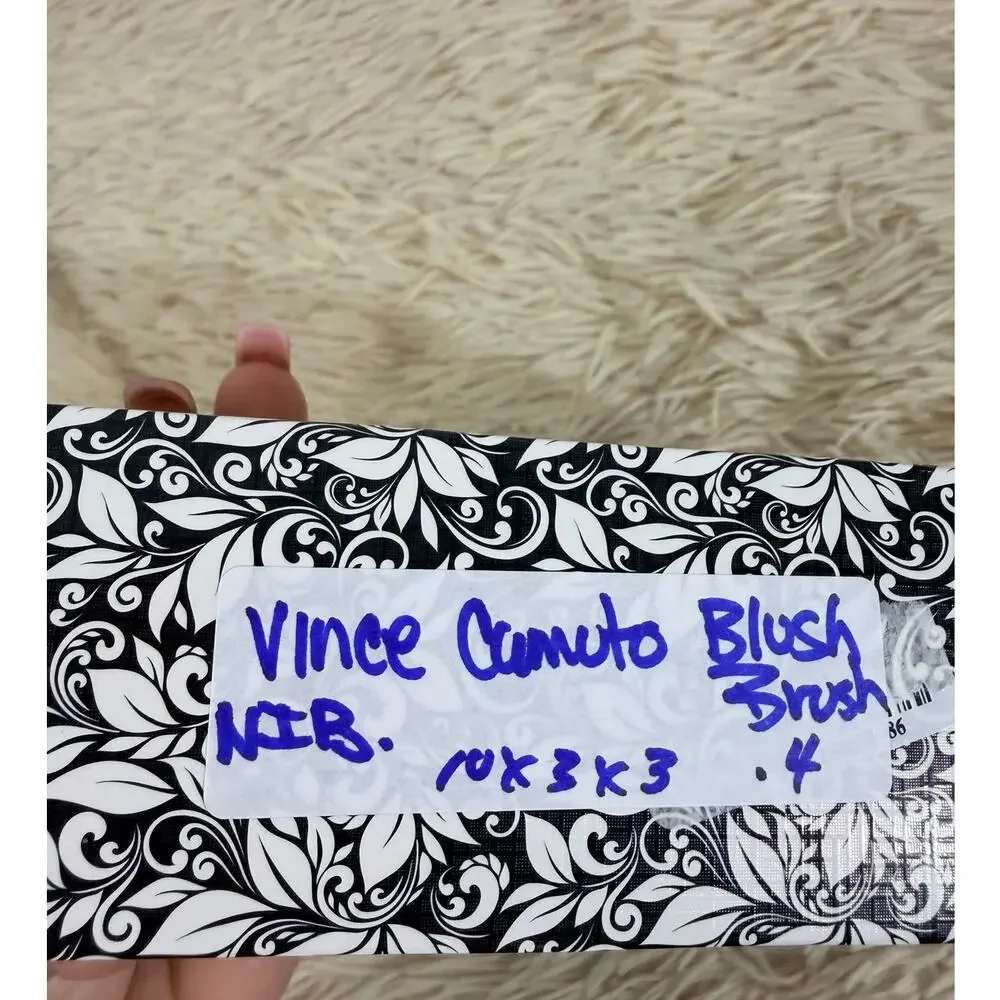 Vince Camuto Duo Face Brush Luxury Beauty Collection Double Ended Powder Cream
